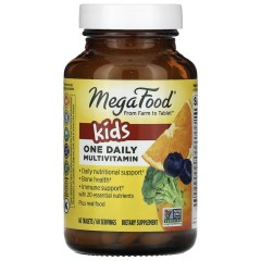 MegaFood, Kids One Daily, витамины для детей, 60 таблеток